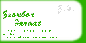 zsombor harmat business card